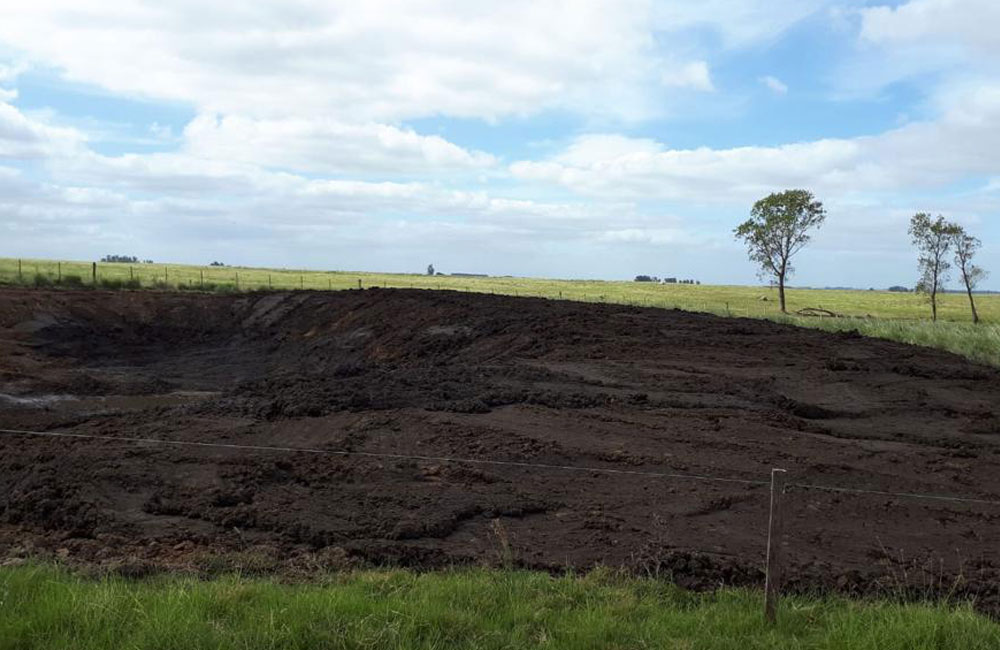 Realización de tajamares en Tacuarembó