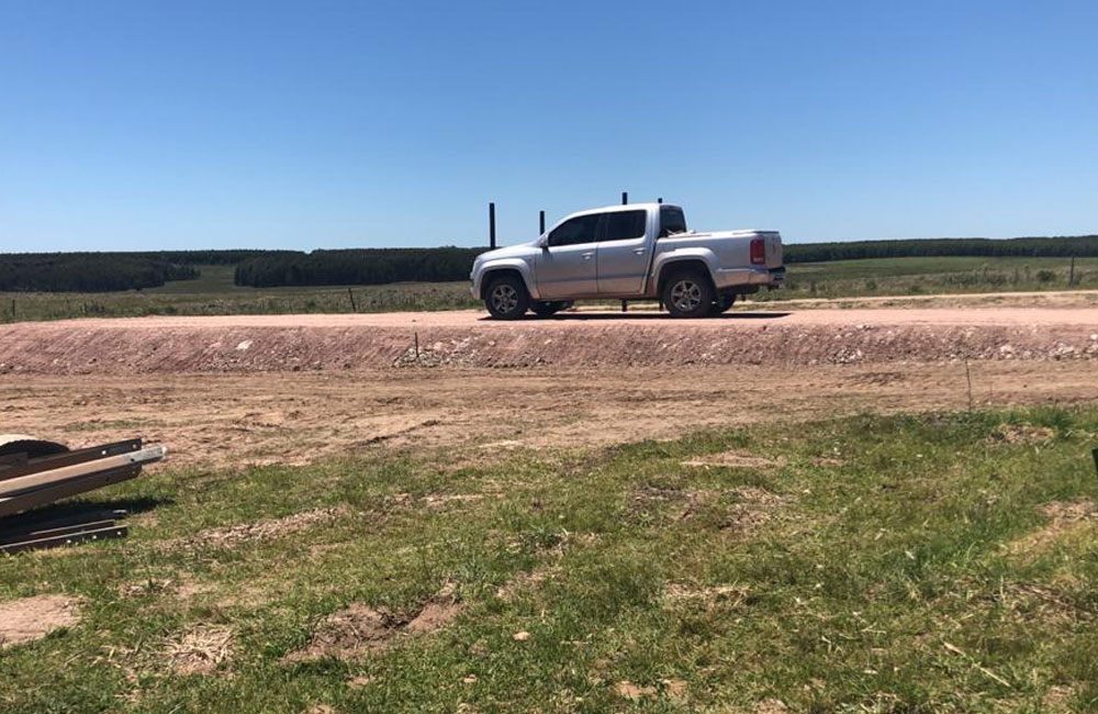 Río Negro: explanada para balanza